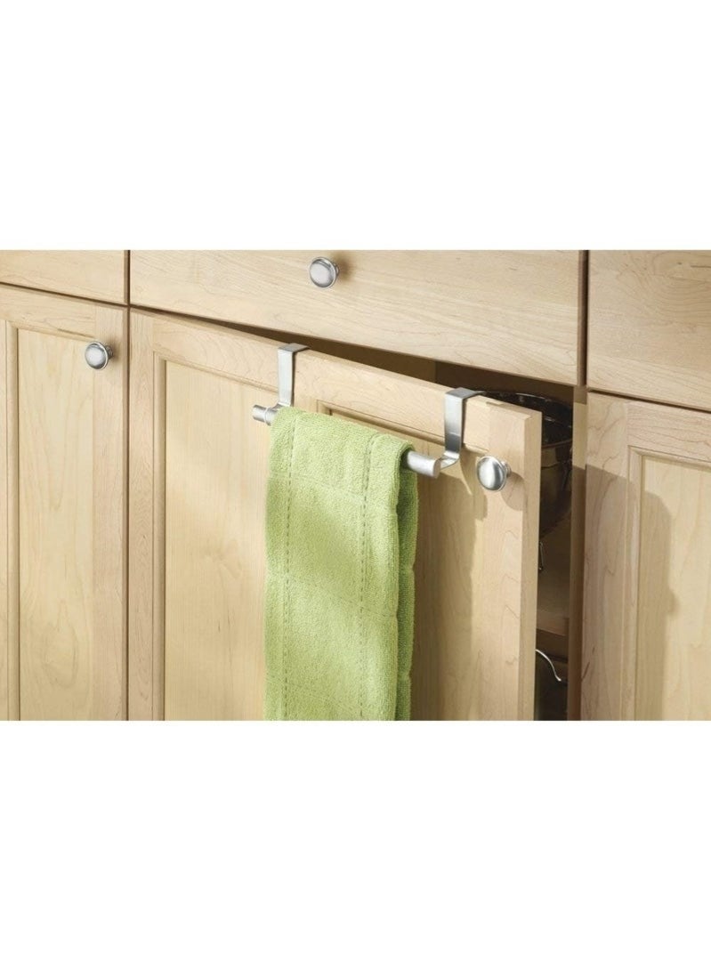 Multi-Functional Over-the-Door Towel Bar – Space-Saving Design for Kitchen, Bathroom & Living Room – Perfect for Hand Towels, Kitchen Towels & Bath Towels – Rust Resistant Stainless Steel - Image 5